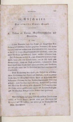 IV. Abschnitt