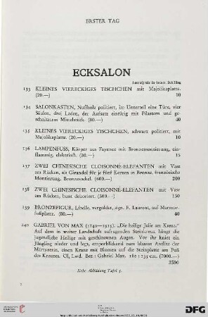Ecksalon (Nr. 133-205)
