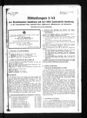 2. Bücherei der Ärztekammer, An der Alster 49.