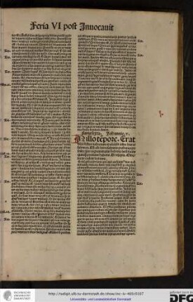 [I]n evangelica lectione quam modo audivimus duo nobis miracula recitata sunt, unum invisibiliter per angelicam administrationem patratum...