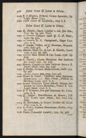 120-143, Poetae Graeci & Latini in Octavo - Medicine, Anatomie ´, Chirurgie &c. in Octavo