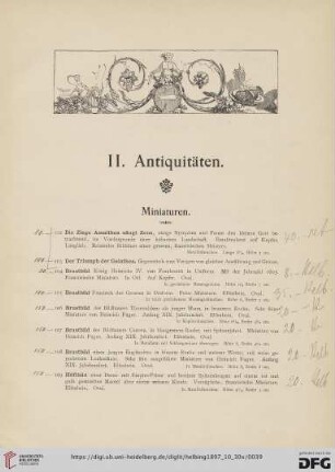 Miniaturen (Nr. 102 - 117)