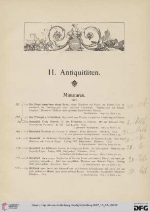 Miniaturen (Nr. 102 - 117)