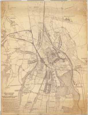 Hansjakob, Gottfried; Augsburg - Universitätsviertel; Neue Universität und Wohnbebauung Universitätsviertel, Außenanlagen, Freiflächengestaltung - Lageplan