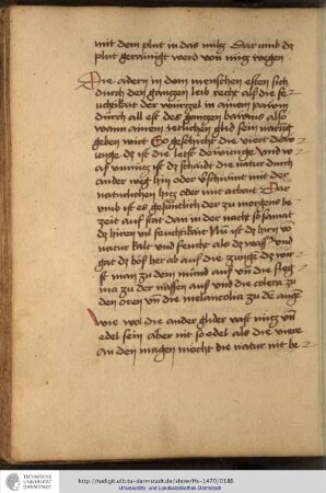 Verschiedene kleine Texte, z.T. Wiederholungen von Texten weiter vorne in des Hs., vor allem über Aderlaß, astro-medizinische und iatro-mathematische Texte
