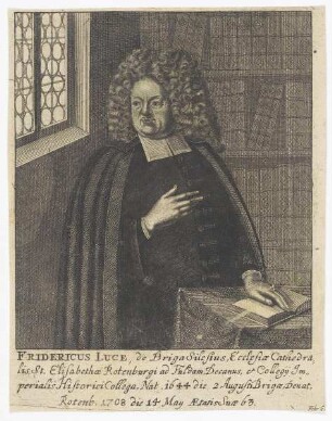 Bildnis des Fridericus Luce