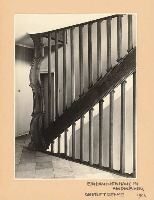 Haus Schnerler, Heidelberg: Obertreppe