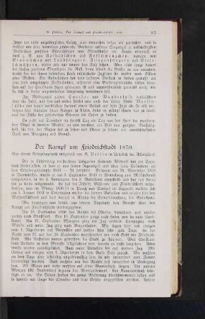 Der Kampf um Friedrichstadt 1850.