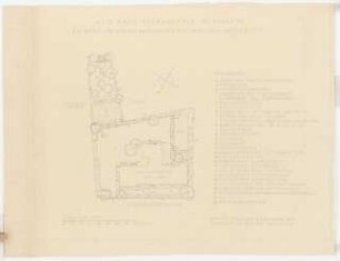 Gartenanlage Katholische Volksschule, Erkrath: Grün- und Freiflächen: Grundriss mit Bepflanzungsplan 1:200