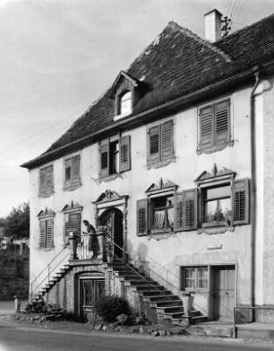 Meersburg, Stettener Straße. Bürgerhaus (1701/1800). Straßenansicht