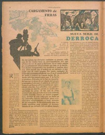 Derrocamiento de un elefante jefe : Nueva serie de aventuras del gran cazador Frank Buck
