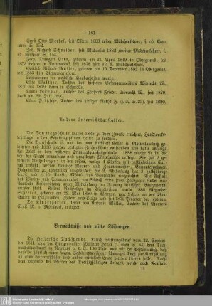 Andere Unterrichtsanstalten