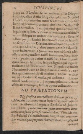 Ad Praefationem.