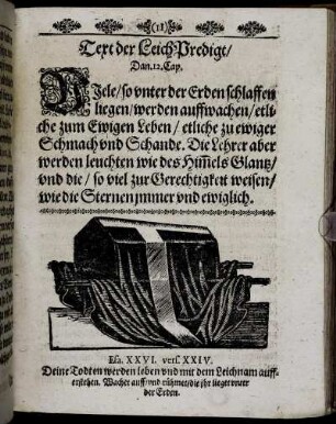 Text der Leich Predigt
