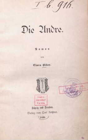 Die Andre : Roman