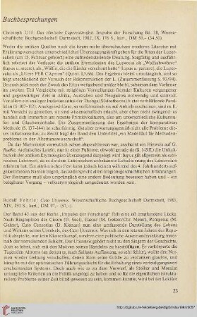 Buchbesprechungen