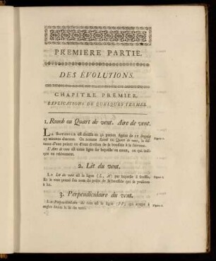 Chapitre Premier. Explicatöions de Quelques Termes.