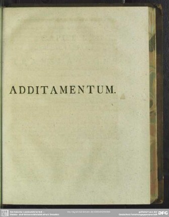 Additamentum