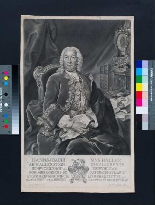 Bildnis Hanns Joachim Haller von Hallerstein (1695-1748)