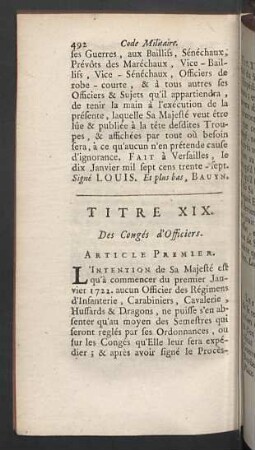 Titre XIX.