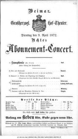Abonnement=Concert