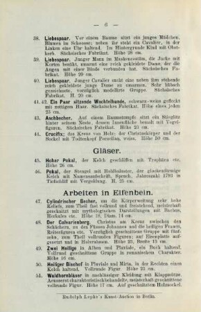Arbeiten in Elfenbein