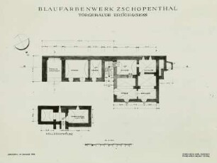 Zschopauthal, Blaufarbenwerk, Rekonstr., 1954