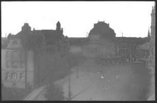 Chemnitz. Museum und neues Theater am Königsplatz