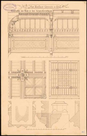 Gürzenich, Köln Umbau: Deckendetails im kleinen Konzertsaal
