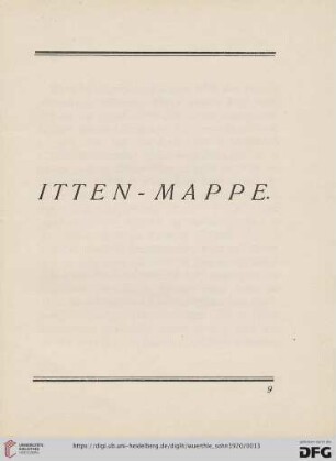 Itten-Mappe