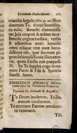 267-278, Hymnus SS. Ambrosii & Augustini. ...
