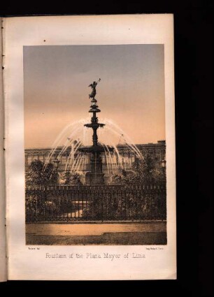 Fountain of the Plaza Mayor of Lima