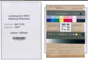 Entnazifizierung Wilhelm Johann , geb. 26.01.1891 (Landwirt)
