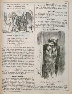"Das verhängnißvolle Skizzenbuch" "Ueberflüssige Meldung"