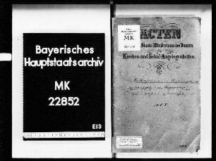 Volksschulwesen: Schul- und Lehrordnung im Regierungsbezirke der Oberpfalz und von Regensburg.
