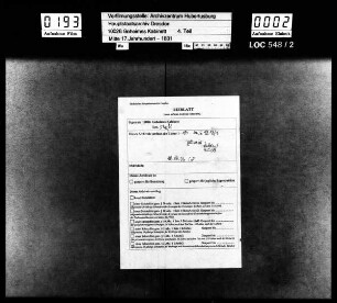 Kammerkreditkassen-Ziehungslisten und Avertissements
