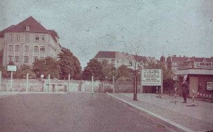 Grenzmauer in der Wildenbruchstraße
