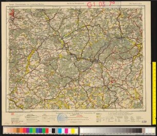 Topogr. Übersichtskarte des Deutschen Reiches, 159. Saarbrücken
