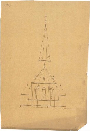 Schmidt, Heinrich von; Veldenz / Mosel; Kath. Kirche - Ansicht