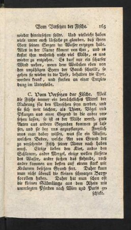 165-170, C. Vom Versezen der Fische
