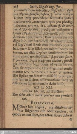 Ad L.XLI. Ulpian. lib. 26. ad Edictum