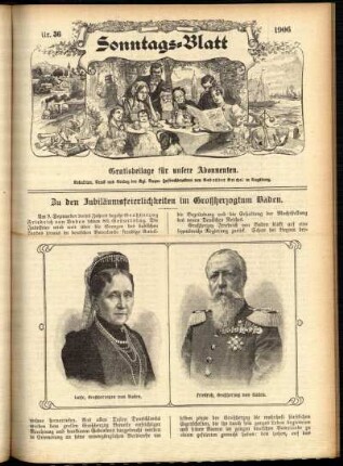 Ausgabe vom Sonntag, den 09. September 1906.