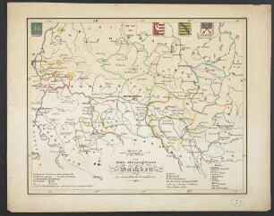 Das Kur-Herzogthum Sachsen in seinen früheren Bestandtheilen