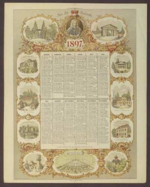 Kalenderblatt 1897: Aus Alt-Karlsruhe
