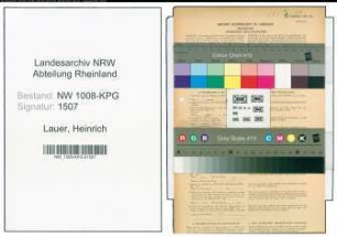 Entnazifizierung Heinrich Lauer , geb. 17.09.1886 (Techn.Angestellter)