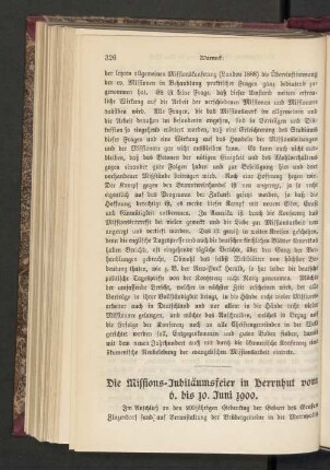 Die Missions-Jubiläumsfeier in Herrnhut vom 6. bis 10. Juni 1900