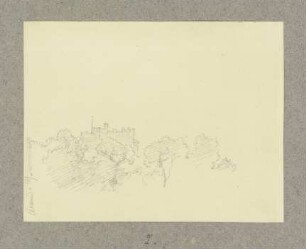 Schloss Braunfels hinter Bäumen