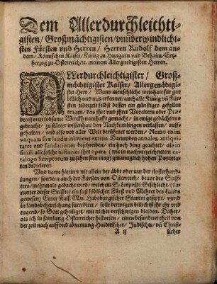 Stifftung vnd Prelaten vnser lieben Frauen Gottshaus, Benedicter ordens, genannt zu den Schotten, zu Wienn in Osterreich, Anno Domini, M. C. LVIII.