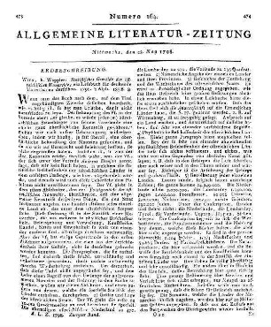 [Demian, J. A.]: Statistisches Gemälde der österreichischen Monarchie. Wien: Wappler 1796