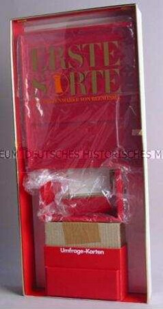 Werbeaufsteller (mehrteilig) für "Erste Sorte"-Zigaretten